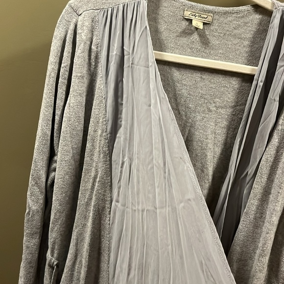 Lucky Brand, size small, oversized layering sweater. Gray. - Picture 3 of 4